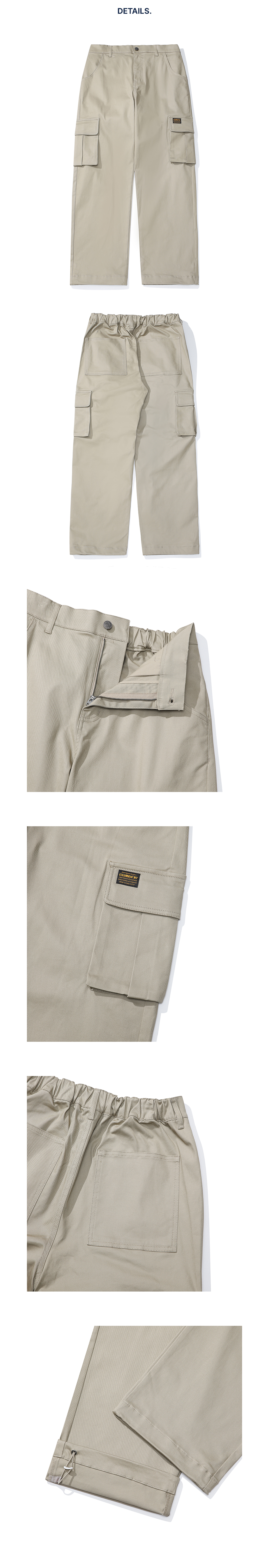 Columbia University-M-LABEL CP MULTI POCKET LOOSE-FIT PANTS