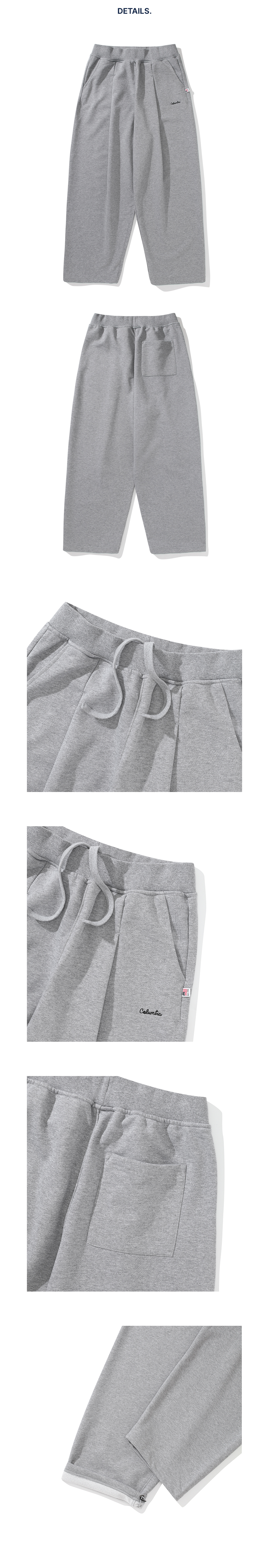 ★★Columbia★★ CU CLASSIC LOGO WIDEFIT TERRY PINTUCK SWEAT Columbia University-CU CLASSIC LOGO WIDE-FIT TERRY PINTUCK