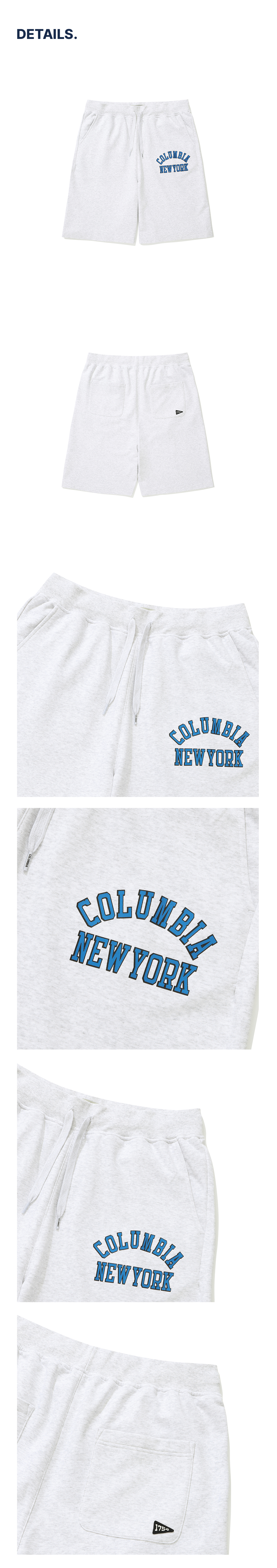 Columbia University-NEW YORK ARCH LOGO SWEAT SHORTS PANTS L